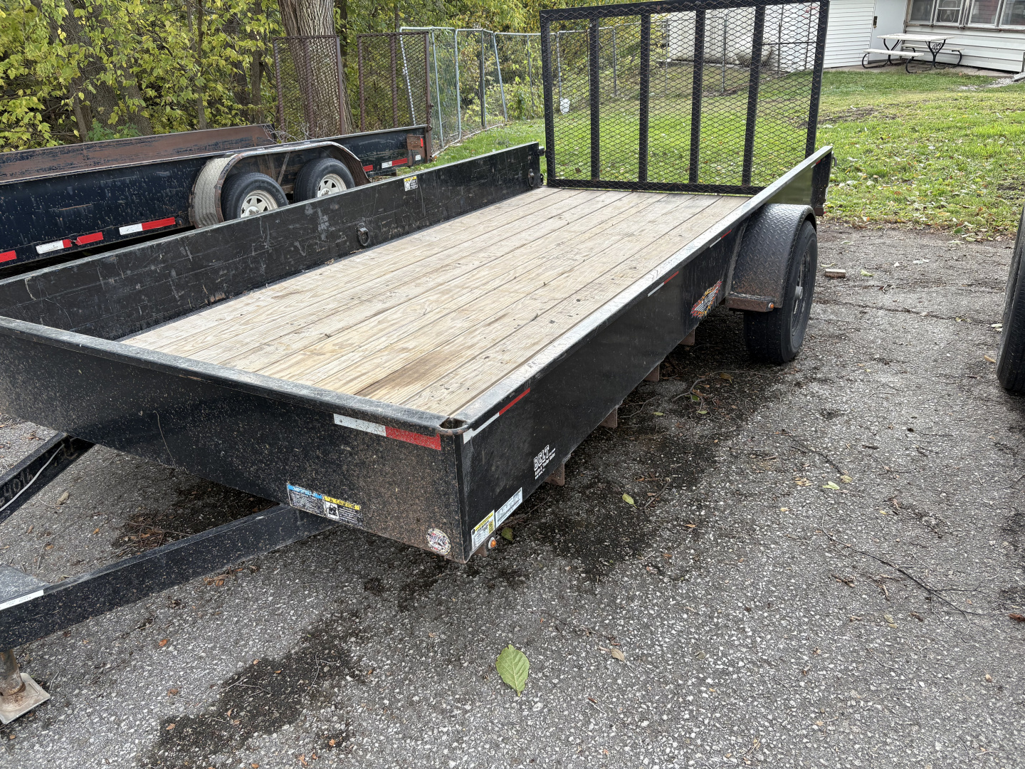 Used 2022 H&H 82x14 5k Utility Trailer