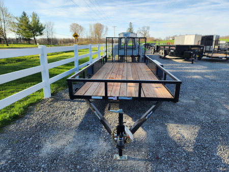 New 2026 BWISE UT7 82x18 7K Tandem Axle Utility Trailer