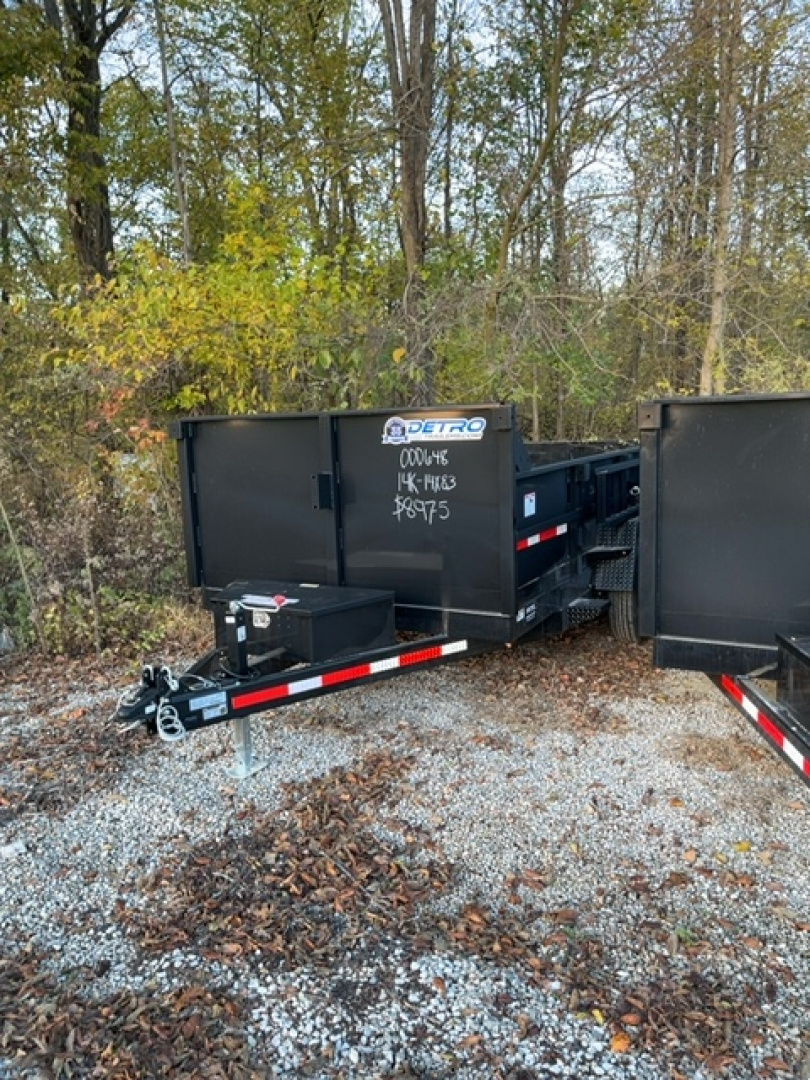 New 2025 Pratt Industries 83" x 14' 14K Dual Ram Dump Trailer