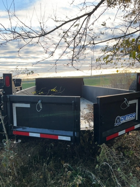 New 2025 Pratt Industries 83" x 14' 14K Dual Ram Dump Trailer