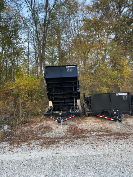 New 2025 Pratt Industries 83" x 14' 14K Dual Ram Dump Trailer