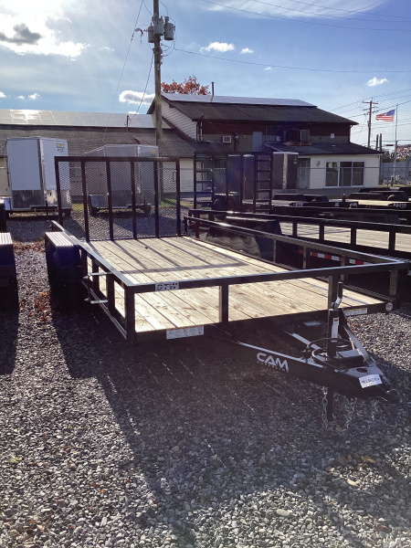 New 2025 Cam Superline 7X16TA-UT-7K GVWR Utility Trailer