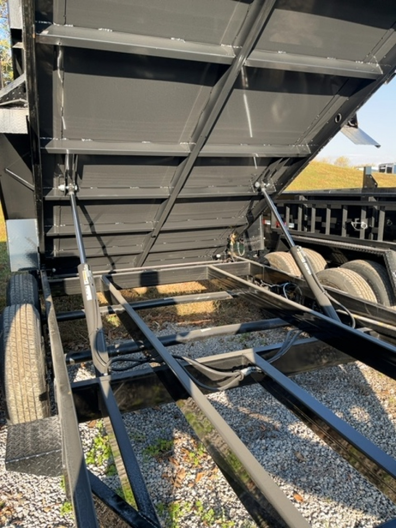 New 2025 Pratt Industries 83" x 14' 14K Dual Ram Dump Trailer