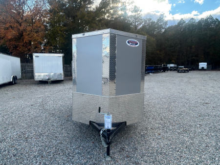 New 2026 Anvil 5X10 w/ Extra Height & Double Rear Doors Cargo / Enclosed Trailer