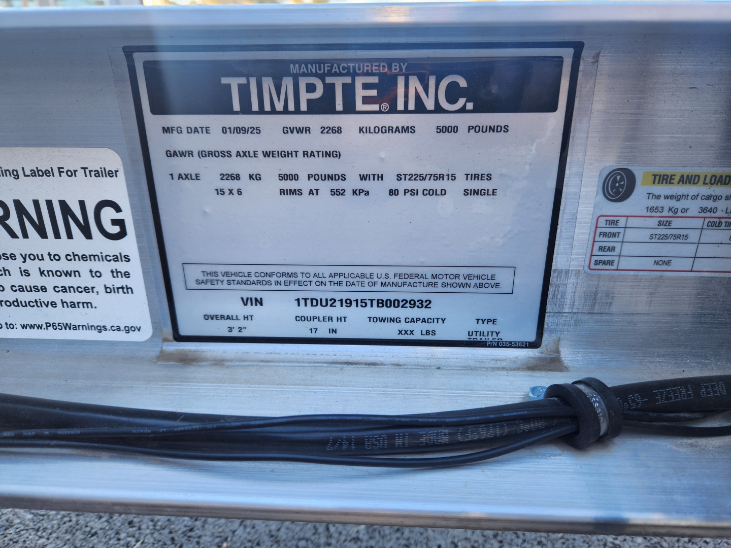 New 2026 Timpte 514EZ LOAD Utility Trailer