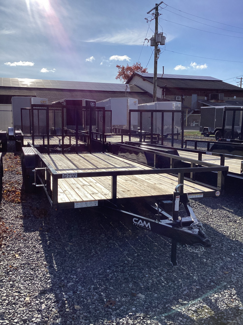 New 2025 Cam Superline 7X16TA-7K GVWR Utility Trailer