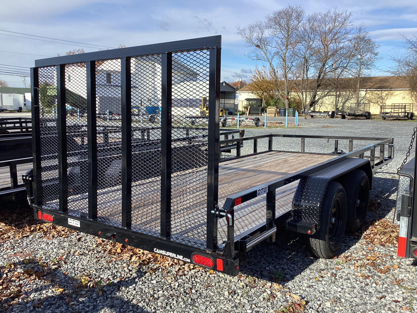 New 2025 Cam Superline 7X16TA-7K GVWR Utility Trailer