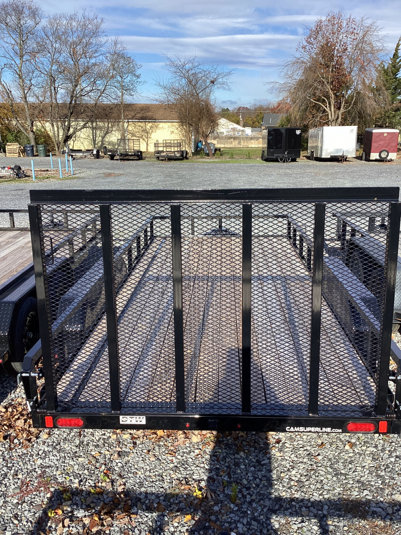 New 2025 Cam Superline 7X16TA-7K GVWR Utility Trailer