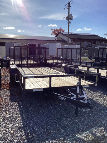 New 2025 Cam Superline 7X16TA-7K GVWR Utility Trailer