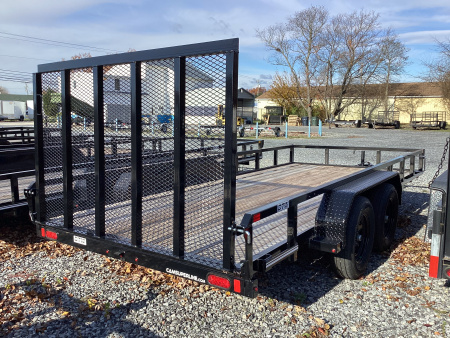 New 2025 Cam Superline 7X16TA-7K GVWR Utility Trailer