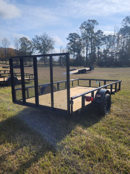 New 2025 Long Run Trailers 6'4'x12', Pipetop, 4' gate Utility Trailer