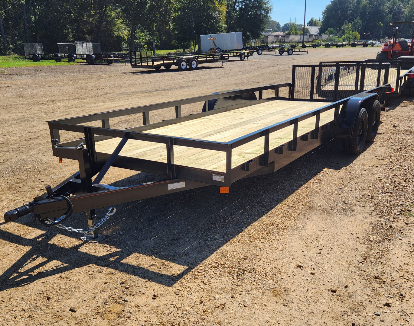 New 2025 Long Run Trailers 7'x22' Gate Dovetail 10k Utility Trailer