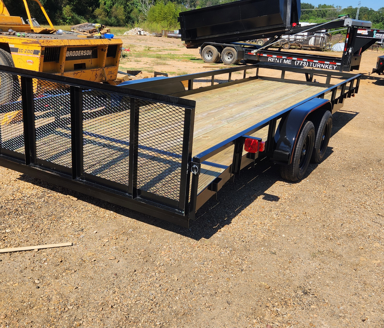 New 2025 Long Run Trailers 7'x22' Gate Dovetail 10k Utility Trailer