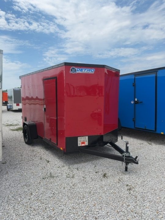 New 2026 RED/BLK OUT Cargo Express EX DLX 6 x 12 3K Cargo / Enclosed Trailer
