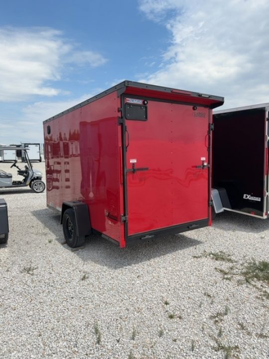 New 2026 RED/BLK OUT Cargo Express EX DLX 6 x 12 3K Cargo / Enclosed Trailer