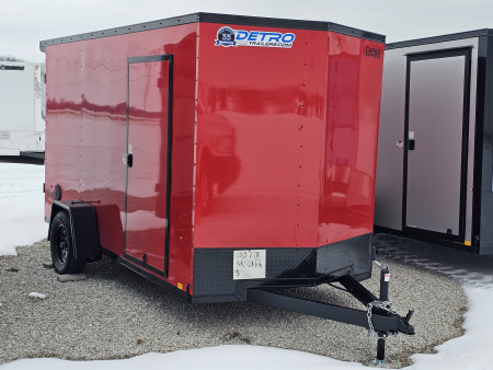 New 2026 RED/BLK OUT Cargo Express EX DLX 6 x 12 3K Cargo / Enclosed Trailer