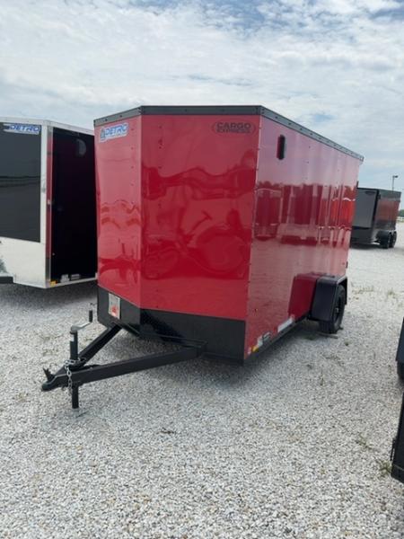 New 2026 RED/BLK OUT Cargo Express EX DLX 6 x 12 3K Cargo / Enclosed Trailer