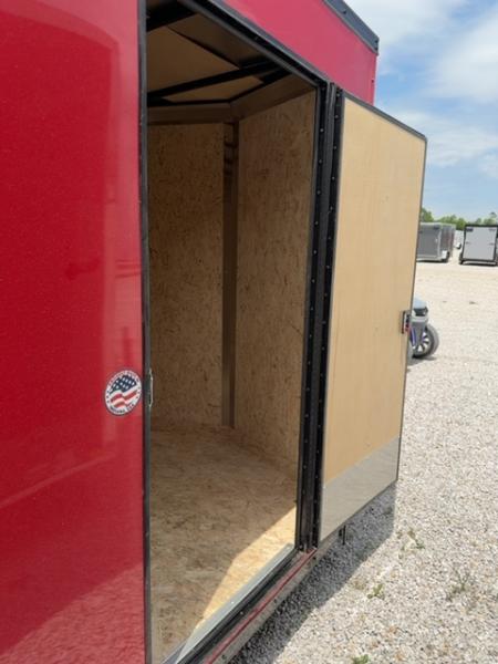 New 2026 RED/BLK OUT Cargo Express EX DLX 6 x 12 3K Cargo / Enclosed Trailer