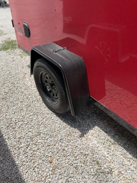 New 2026 RED/BLK OUT Cargo Express EX DLX 6 x 12 3K Cargo / Enclosed Trailer