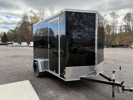 New 2026 WELLS CARGO 6x10 6'6  Interior Height Fasttrac Deluxe Cargo / Enclosed Trailer w/Ramp Door