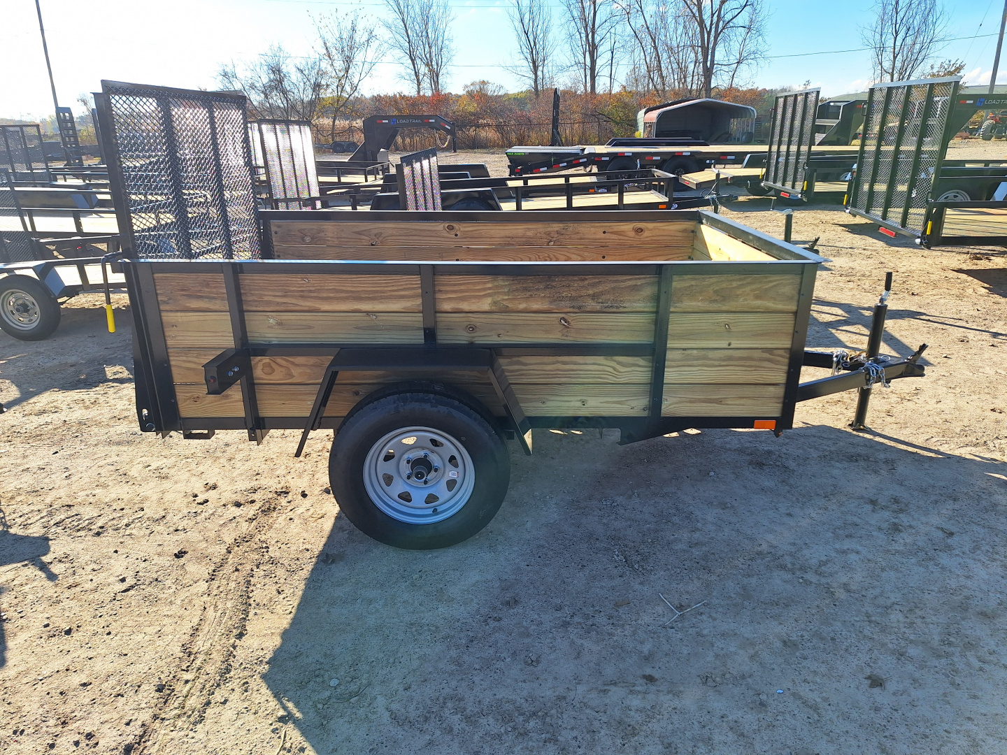 New 2026 AMO 5x8 High Woodside Utility Trailer