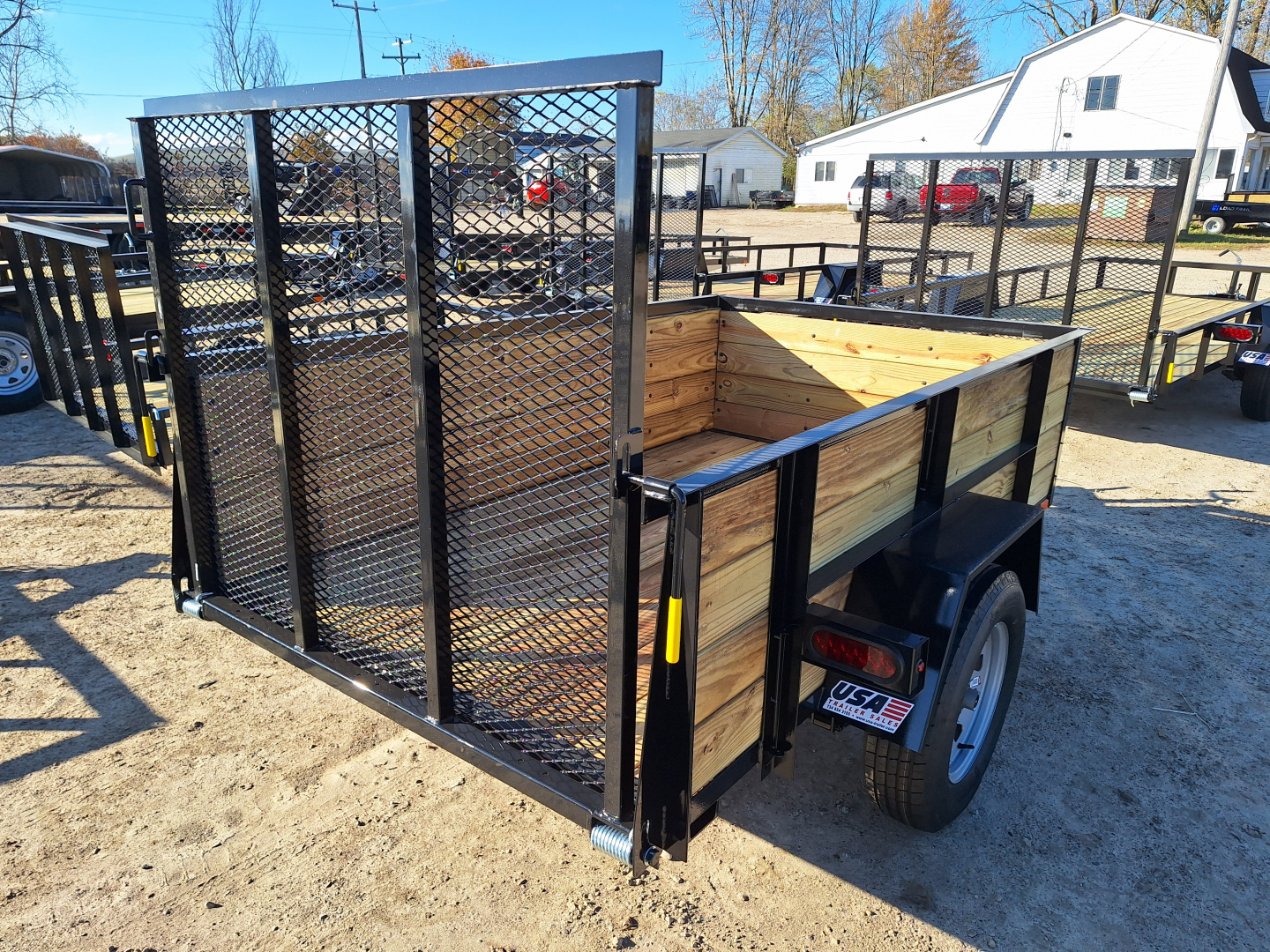 New 2026 AMO 5x8 High Woodside Utility Trailer