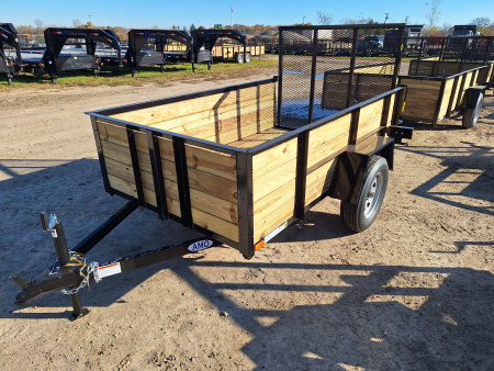 New 2026 AMO 5x8 High Woodside Utility Trailer