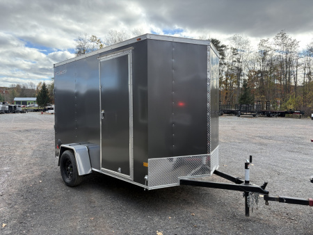 New 2026 WELLS CARGO 6x10 6'6  Interior Height Fasttrac Deluxe Cargo / Enclosed Trailer w/Ramp Door