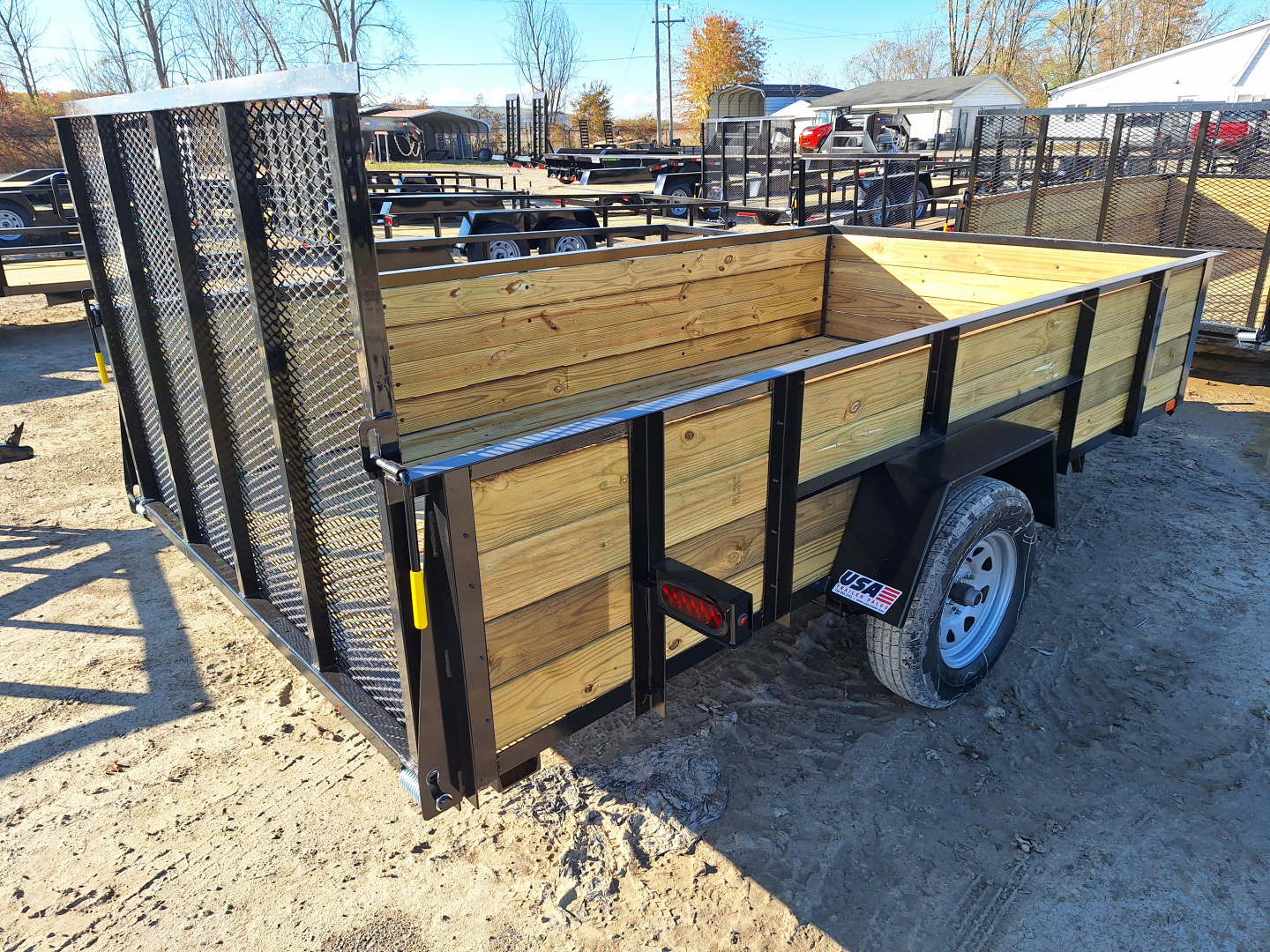New 2026 AMO 76x12 High Woodside Utility Trailer