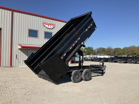 2026 PJ 83"x16' BP Tandem Axle Low Pro High Side Dump w/ 48" Sides – DM