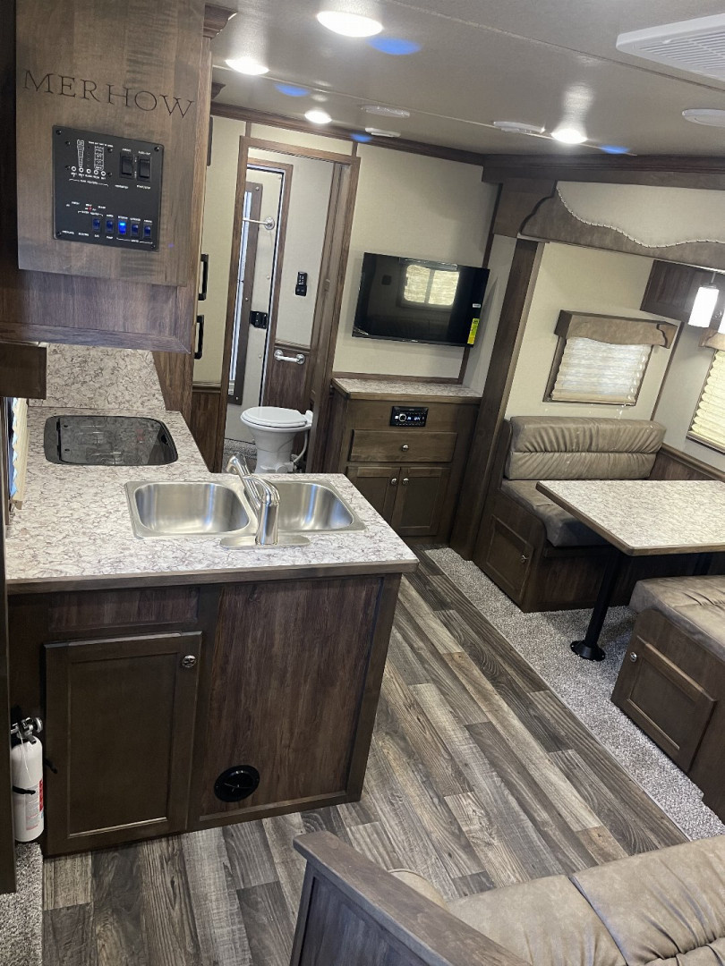 Used 2024 Merhow Trailers 8314-B RWS Horse Trailer