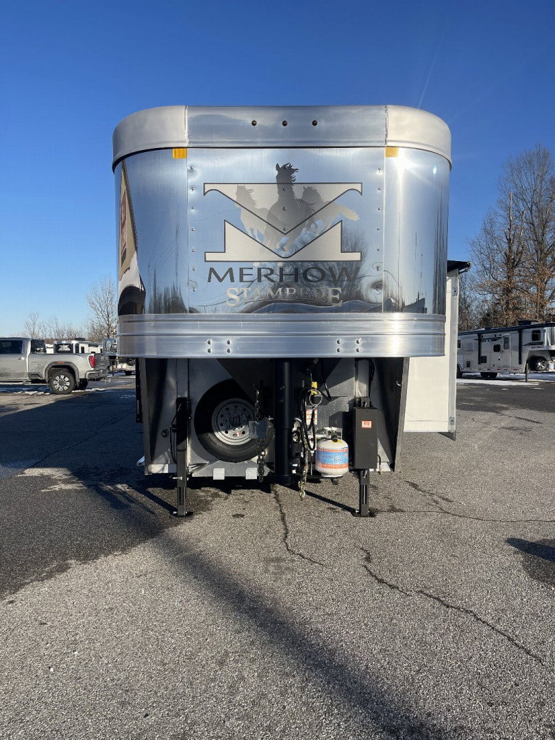 Used 2024 Merhow Trailers 8314-B RWS Horse Trailer