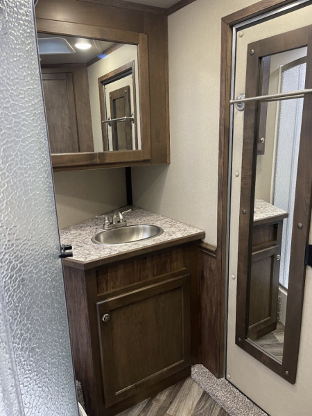 Used 2024 Merhow Trailers 8314-B RWS Horse Trailer