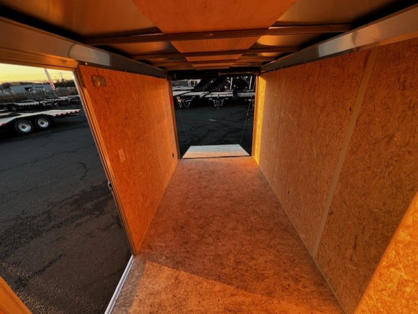 New 2026 Pace American 6x12 3K Enclosed Trailer Rear Ramp Door