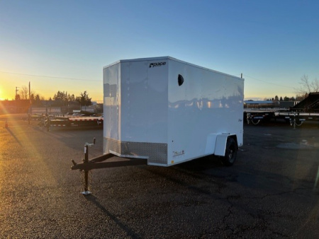 New 2026 Pace American 6x12 3K Enclosed Trailer Rear Ramp Door
