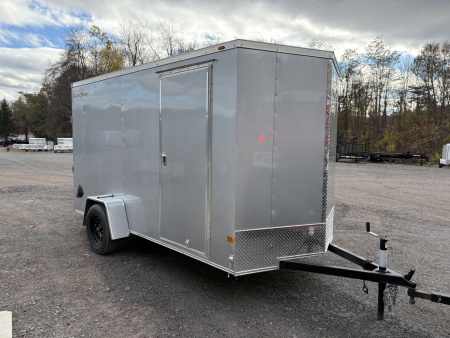 New 2026 Wells Cargo 6x12 6'6  Interior Height Fasttrac Deluxe Cargo / Enclosed Trailer w/Ramp Door