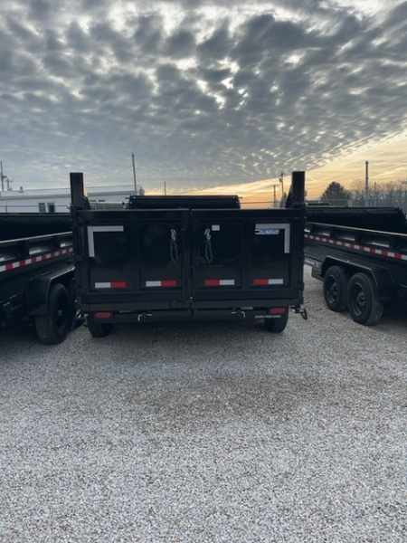 New 2026 Sure-Trac 82" x 14' 14K Telescopic Dump Trailer w/ 3' Sides