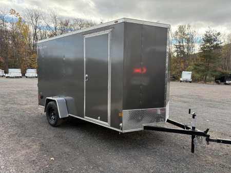 New 2026 Wells Cargo 6x12 6'6 Interior Height Fasttrac Deluxe Cargo / Enclosed Trailer w/Ramp Door