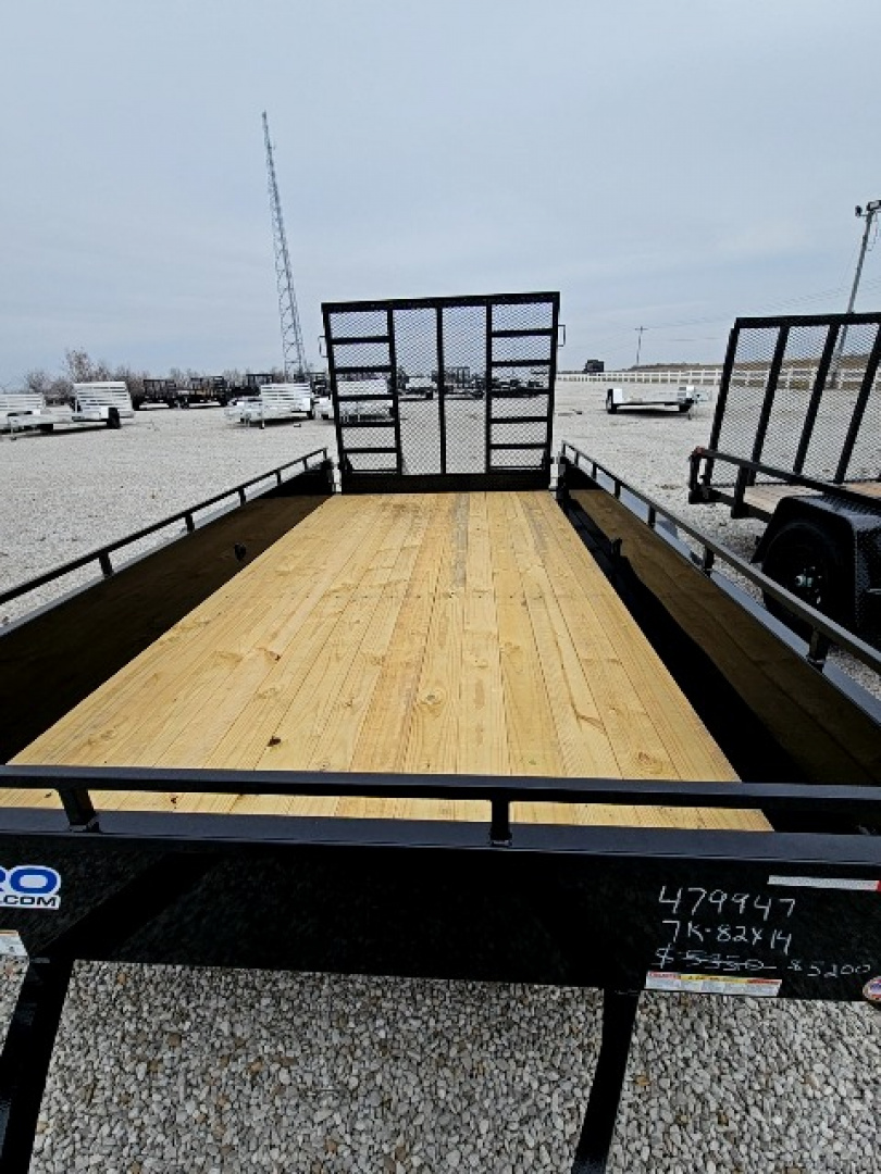 New 2026 Sure-Trac 7 x 14 7K Steel High Side Utility Trailer