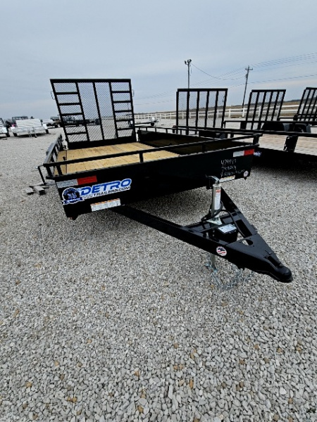 New 2026 Sure-Trac 7 x 14 7K Steel High Side Utility Trailer