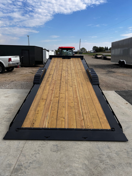 New 2026 H&H Trailers 82"X24' EX 14K SPEEDLOADER POWER TILT W/OUTRIGGERS Car / Racing Trailer