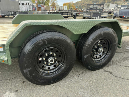 New EQUIPMENT TRAILER 2026 Diamond C HDT207 82X20 14000 GVWR MILITARY GREEN