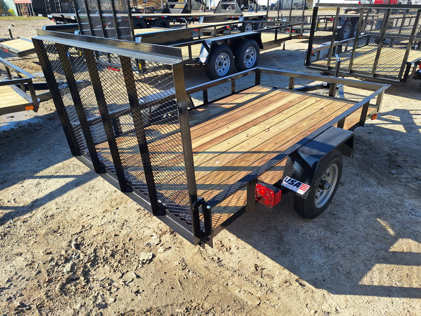 New 2026 AMO 5x8 Light Duty Landscape Trailer