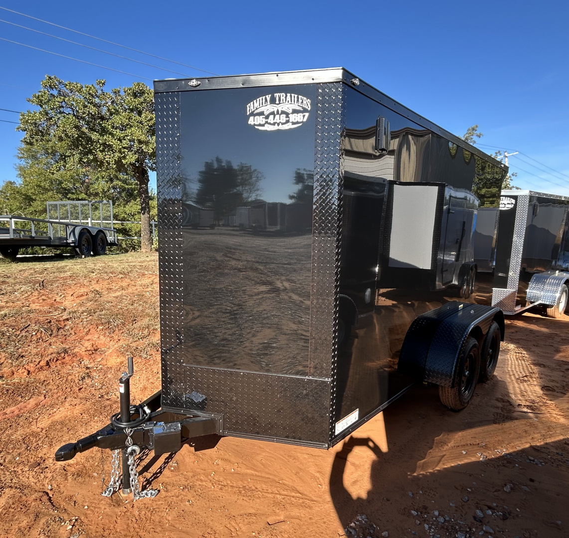 New 2025 Family Trailer 6x12 Tandem Axles Cargo / Enclosed Trailer ...