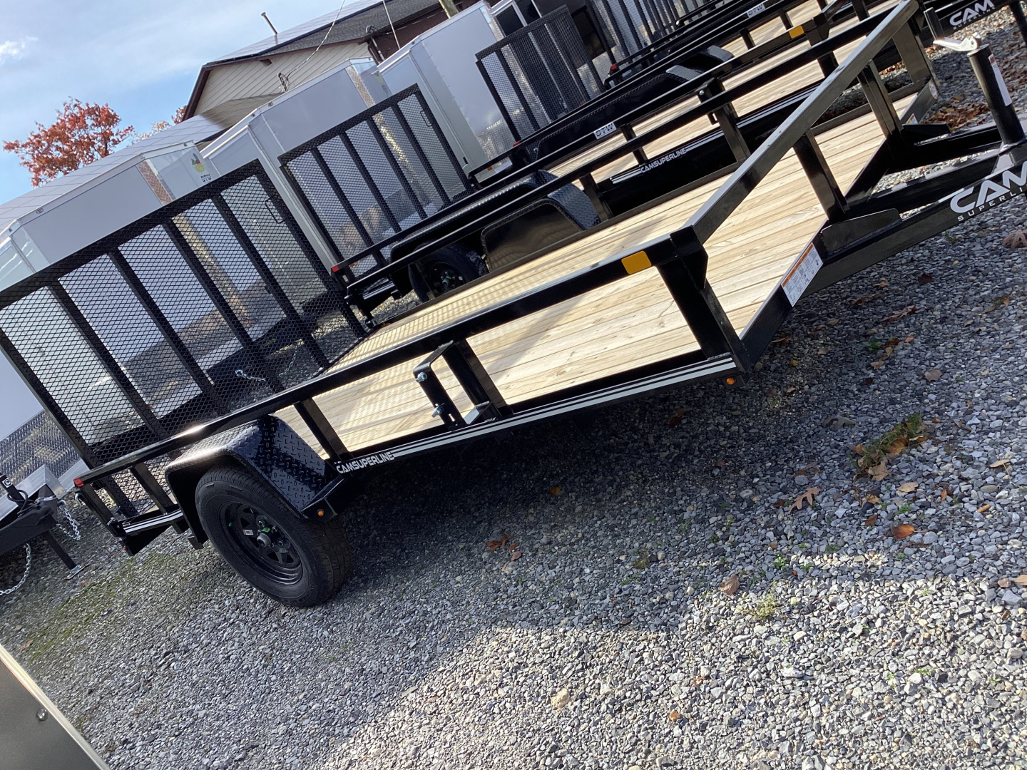New 2025 Cam Superline 7X12SA-3K GVWR Utility Trailer