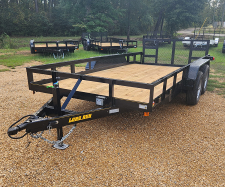 New 2025 Long Run Trailers 82"x16', 10k, Dove, 3' Gate Utility Trailer