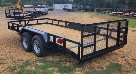 New 2025 Long Run Trailers 82"x16', 10k, Dove, 3' Gate Utility Trailer