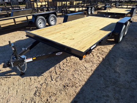 New 2026 AMO 82x16' Car Hauler 2 Axle Brake Led Lights