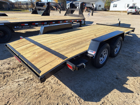 New 2026 AMO 82x16' Car Hauler 2 Axle Brake Led Lights