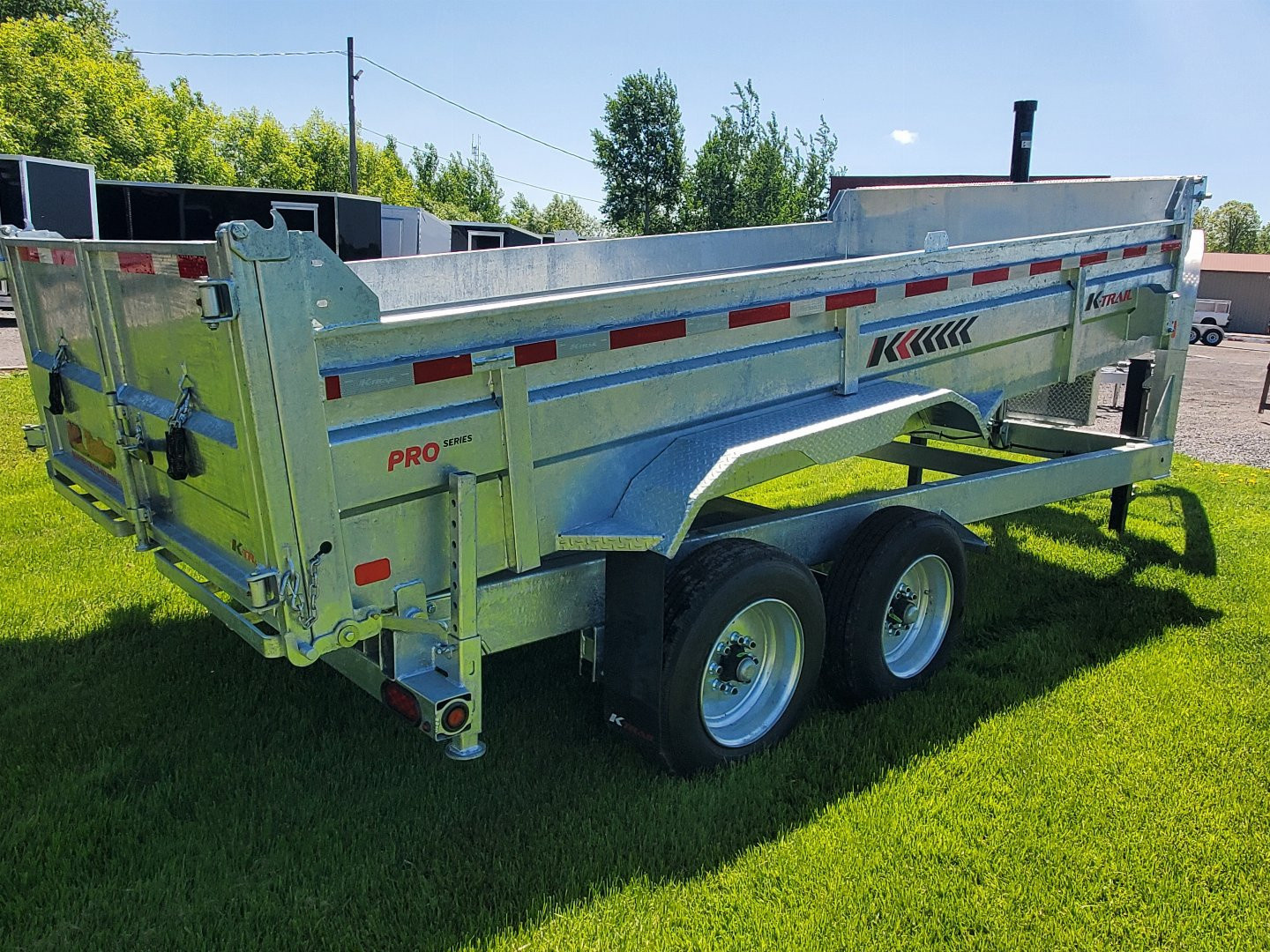 New 2025 K Trail 7 x 16 HD Expert Series 18700LBS Gooseneck Dump Trailer